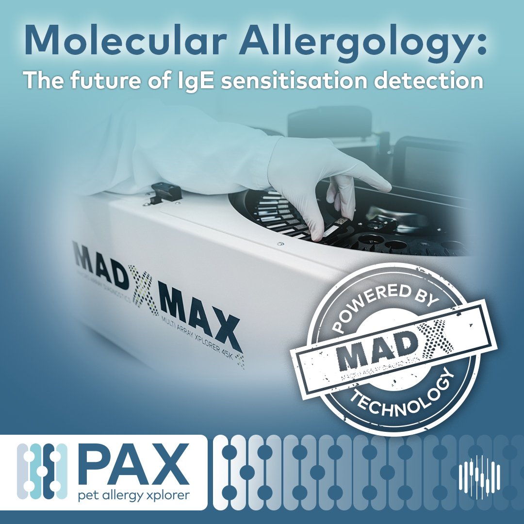PAX Pet Allergy Xplorer The first molecular serum IgE specific test